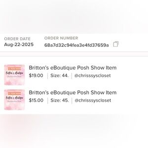 @chrisssyscloset Posh Show Custom Bundle